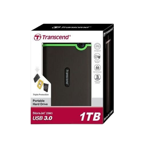 Transcend 1TB Gen 1 Portable External Hard Drive