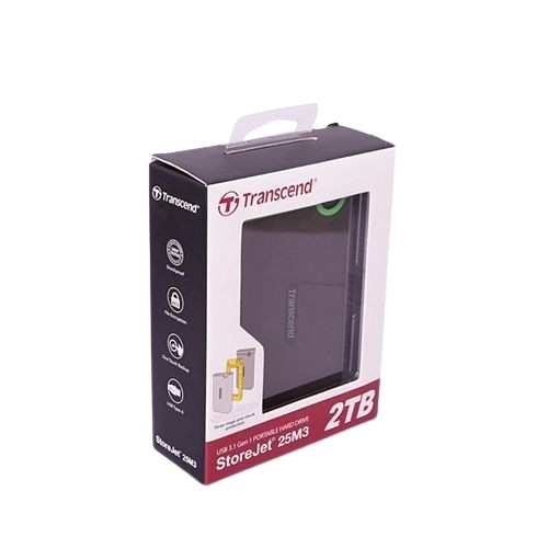 Transcend 2TB Gen 1 Portable External Hard Drive - Image 3