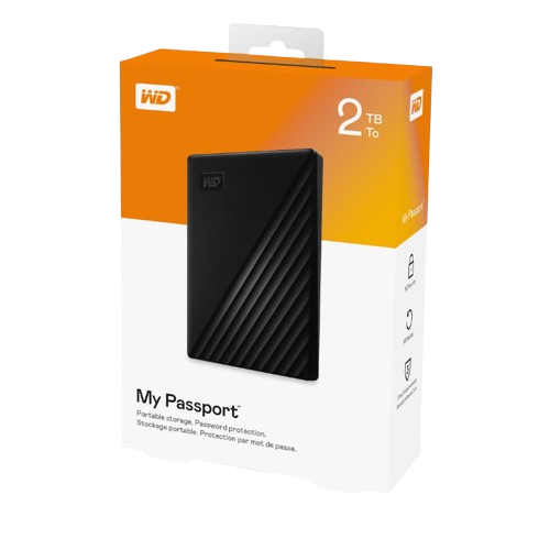 WD 2TB My Passport External Hard Drive